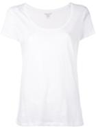 Scoop Neck T-shirt - Women - Cotton - 2, White, Cotton, Majestic Filatures