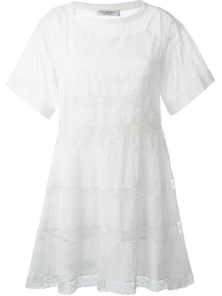 Philosophy Di Lorenzo Serafini A-line Lace Panel Dress