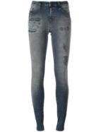 Diesel 'skinzee' Jeans, Women's, Size: 29/32, Blue, Cotton/polyester/spandex/elastane