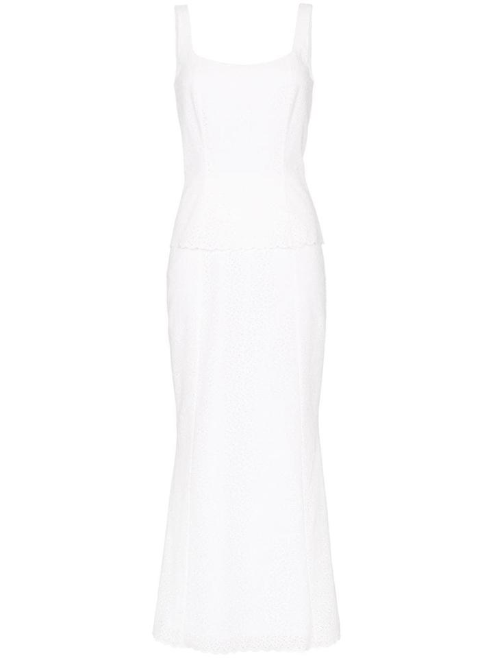 Rebecca De Ravenel Penelope Lace Dress - White