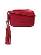 Saint Laurent Red Lou Leather Belt Bag