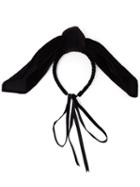 Silver Spoon Attire Velvet Bow Head Band