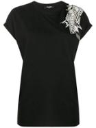 Balmain Beaded T-shirt - Black