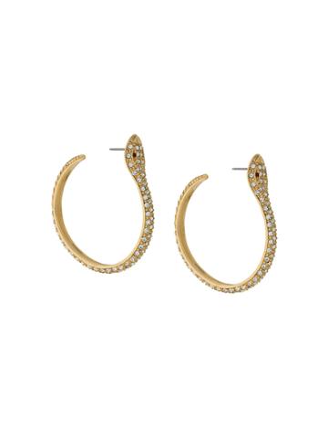 Susan Caplan Vintage 1980s Vintage Kenneth Jay Lane Snake Hoop