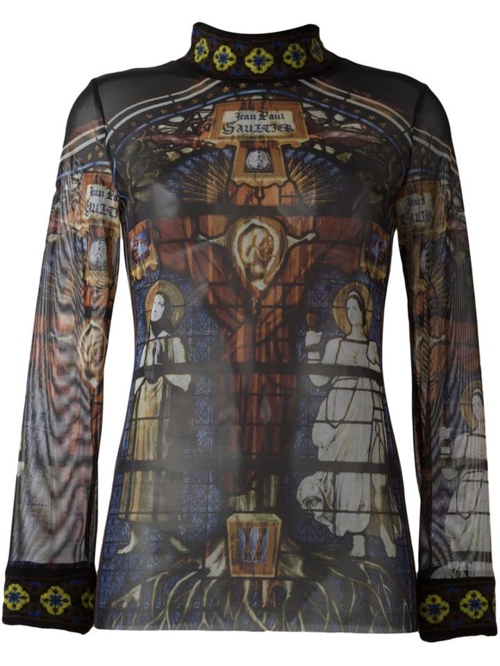 Jean Paul Gaultier Vintage Gothic Sheer Jumper