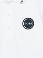 Boss Kids - Chest Logo Polo Shirt - Kids - Cotton - 4 Yrs, White