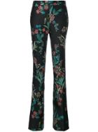Giambattista Valli Floral Brocade Trousers - Black