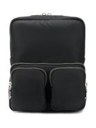Prada Square-shaped Padded Backpack - Black