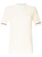Tory Burch Mesh Knitted Polo - White
