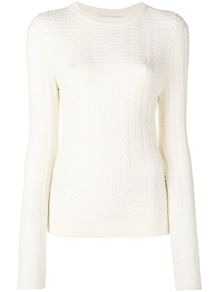 Partow Cable Knit Sweater - White