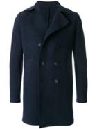 Harris Wharf London Long Sleeved Fitted Coat - Blue