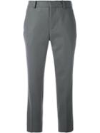 08sircus Cropped Tailored Trousers - Grey