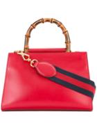 Gucci Nymphea Tote, Women's, Red, Leather/bamboo