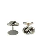 Werkstatt:münchen Curbed Chain Cufflinks - Metallic