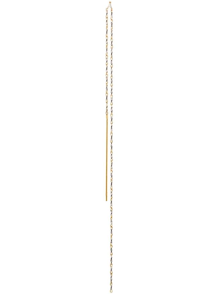 Xte Pull-through Chain Earring - Gold