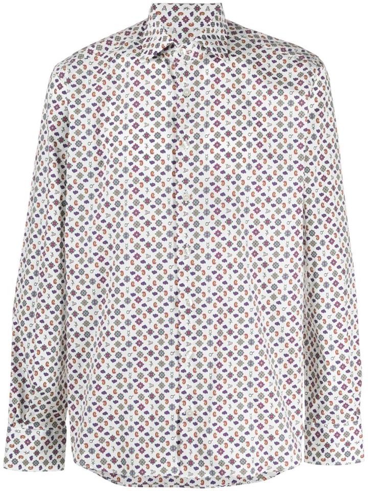 Etro Paisley Pattern Button-down Shirt - White
