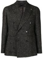 Tagliatore Double-breasted Suit Jacket - Brown