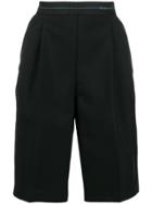 Prada Pleated Tailored Shorts - Black