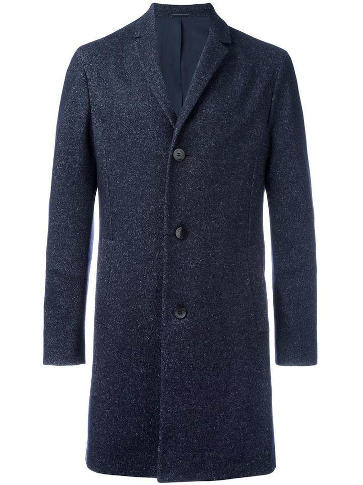 Calvin Klein 'carlo' Classic Coat, Men's, Size: 52, Blue, Polyester/spandex/elastane/wool/polyamide