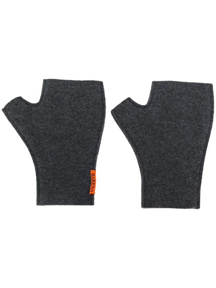 Barena Fingerless Gloves - Grey