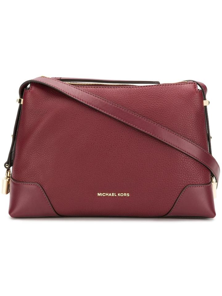 Michael Michael Kors Crosby Shoulder Bag - Red