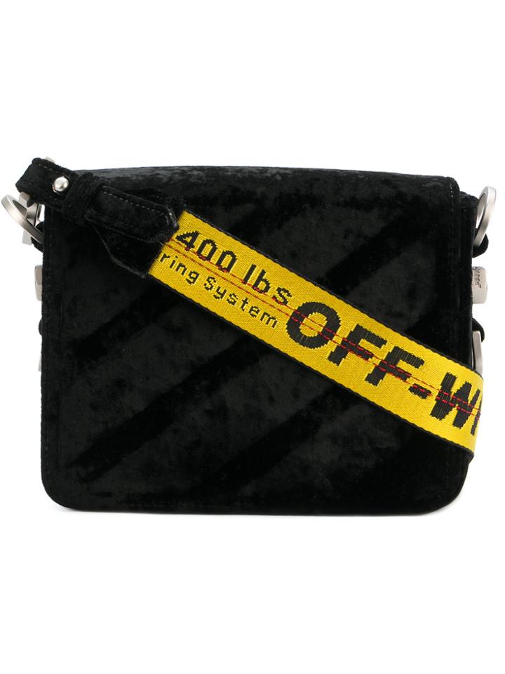 Off-white Flap Bag - Black