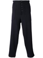 Dries Van Noten Track Trousers, Men's, Size: Large, Blue, Cotton
