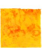 Suzusan Printed Scarf, Adult Unisex, Yellow/orange, Cashmere