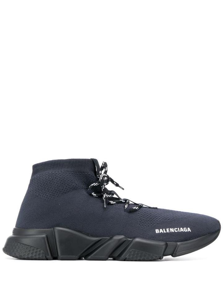 Balenciaga Speed Low-top Sneakers - Blue