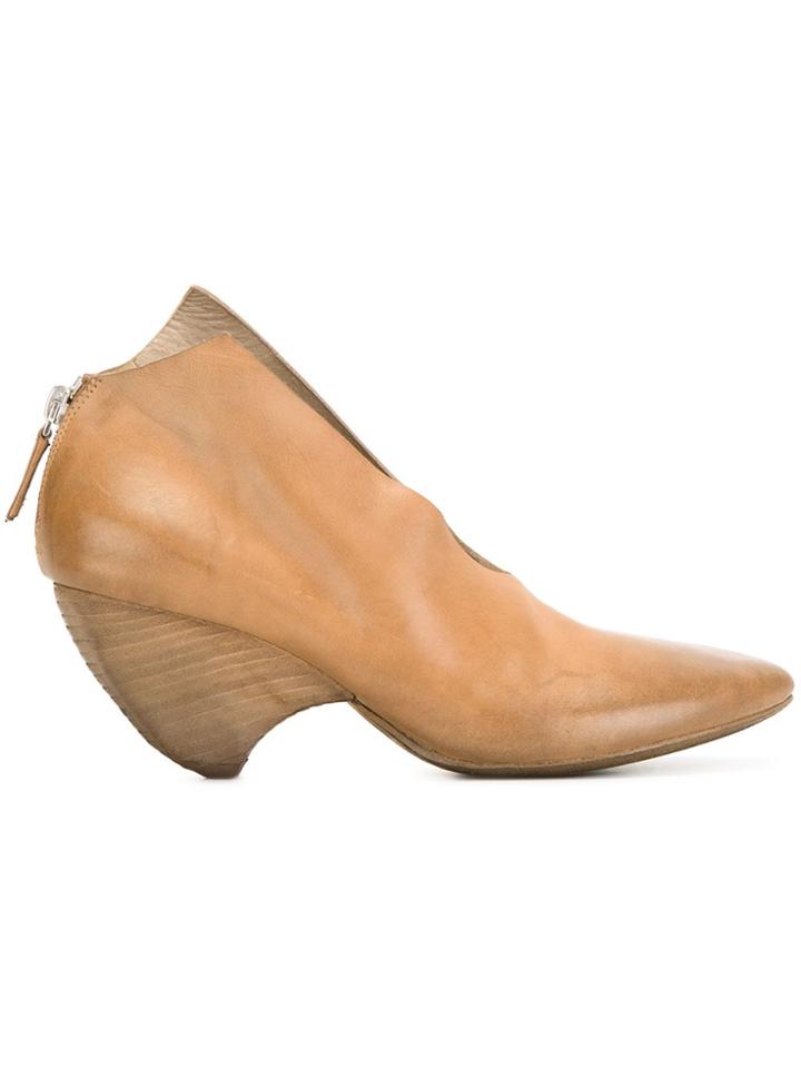 Marsèll Curved Heel Pumps - Brown