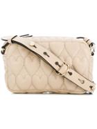 Red Valentino Heart Quilted Crossbody - Nude & Neutrals