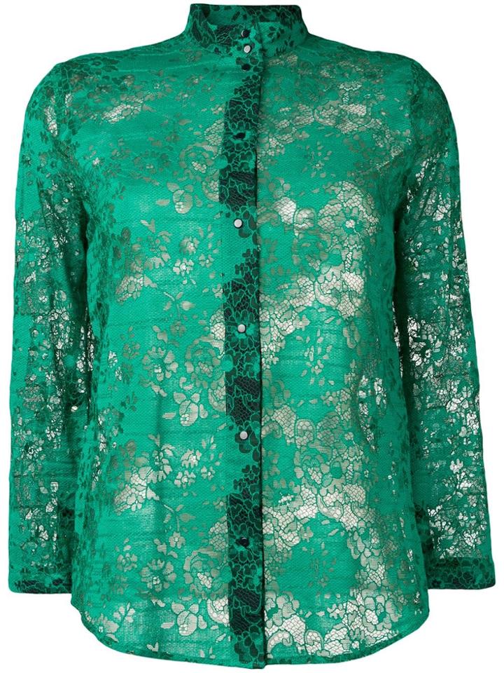 Roseanna Lace Jacques Blouse - Green