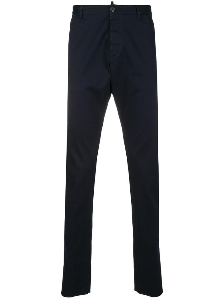 Dsquared2 Tailored Fitted Trousers - Blue