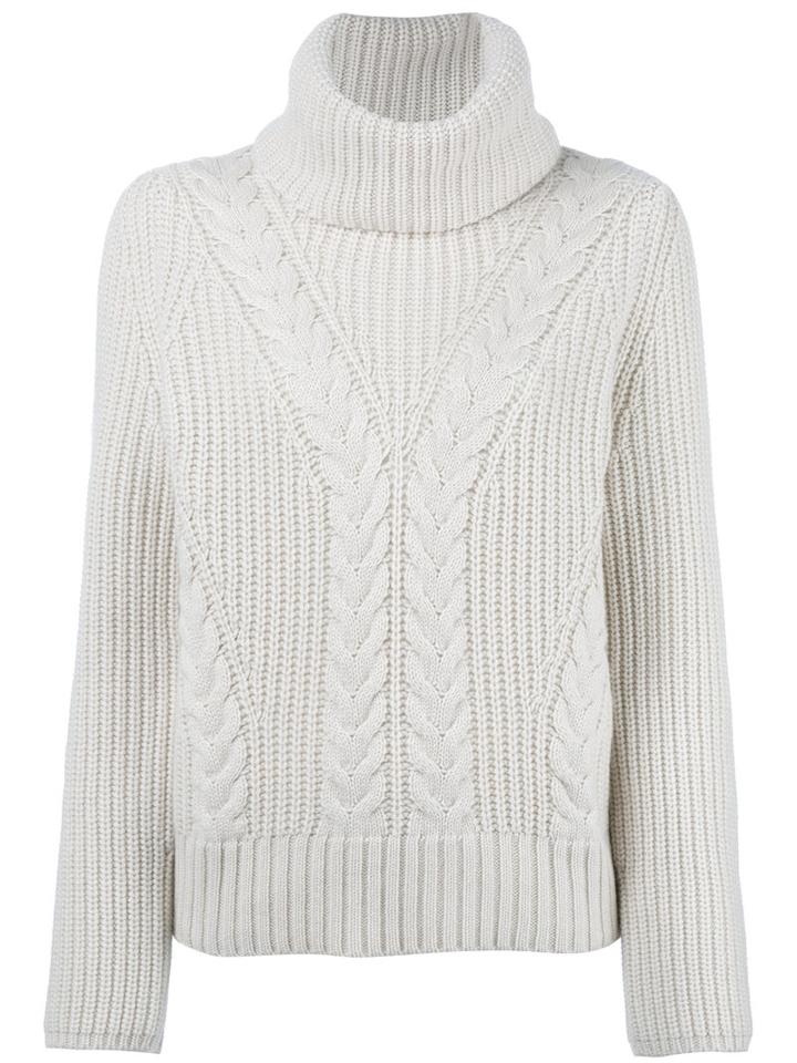 Nili Lotan Roll Neck Jumper, Women's, Size: Small, Nude/neutrals, Cashmere