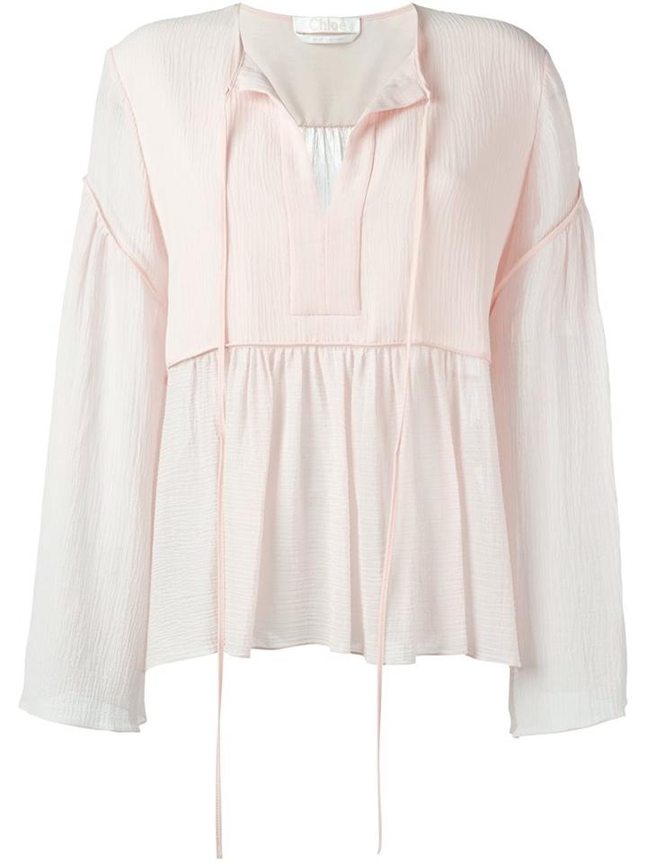 Chloé Peasant Blouse
