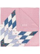 Coach Quilted Patchwork Scarf - Pink & Purple