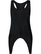 Unravel Project Double Tank Top, Women's, Size: Medium, Black, Cotton