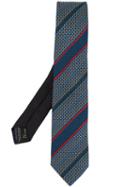 Missoni Diagonal Striped Tie - Blue