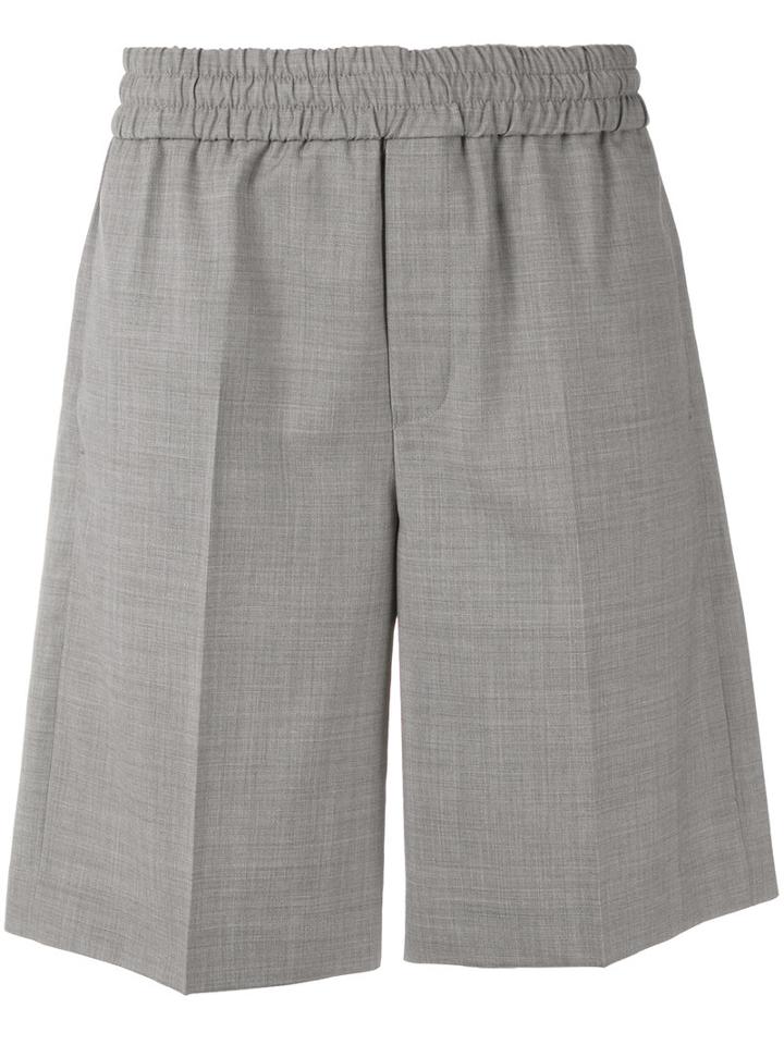 Golden Goose Deluxe Brand - Knee Length Bermuda Shorts - Women - Virgin Wool - Xxs, Grey, Virgin Wool