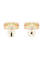 Miu Miu Vintage Ribbon Bangle Set - Yellow & Orange