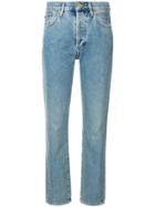 Goldsign Mid Rise Straight Jeans - Blue