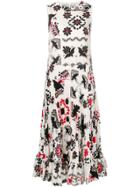 Red Valentino Printed Terrace Dress - White