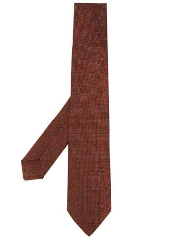 Kiton Two Tone Tie - Red