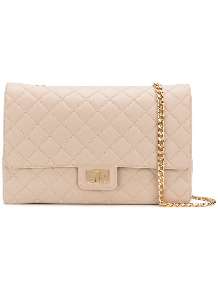 Designinverso Quilted Shoulder Bag - Nude & Neutrals