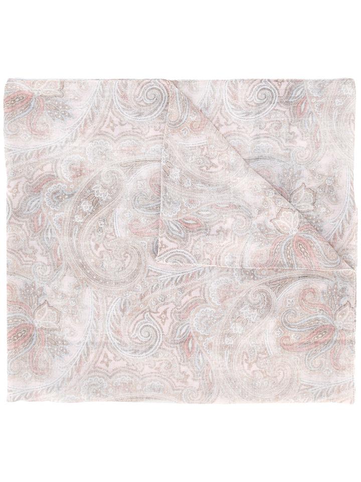 Pal Zileri Printed Scarf, Men's, Cotton