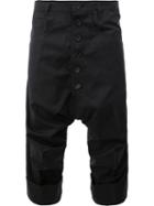 Christopher Nemeth Cropped Tailored Trousers, Men's, Size: Xs, Black, Cupro/wool