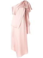 Monse Rectangle Cowl Dress - Pink