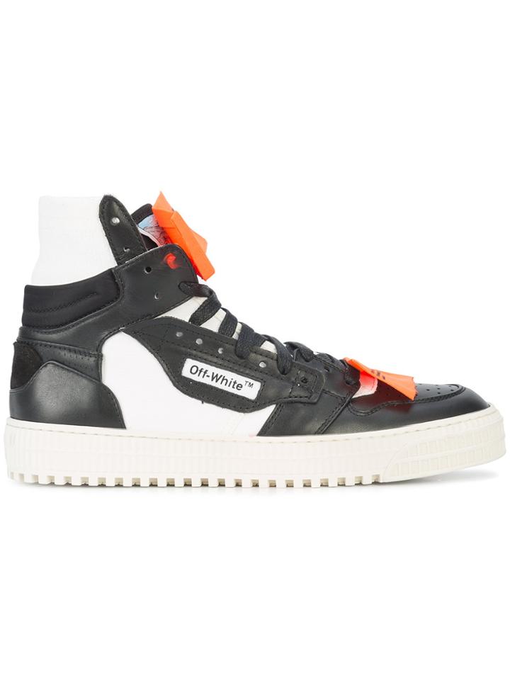 Off-white Hi-top Sneakers - Black