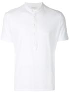 Paolo Pecora Buttoned Neck T-shirt - White