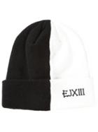 Ejxiii Color Block Beanie Hat, Men's, Black, Acrylic